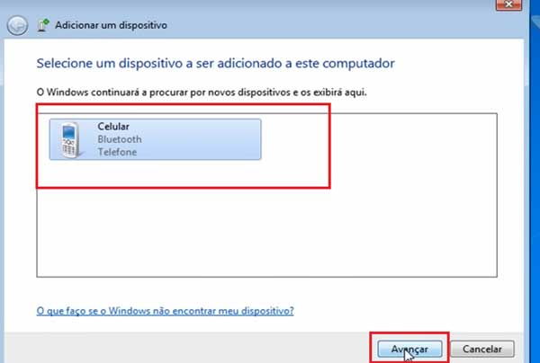 AVANCAR ADICIONAR UM DISPOSITIVO HARDWARE E SONS PAINEL DE CONTROLE WINDOWS 7