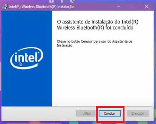 BOTAO CONCLUIR DRIVER BLUETOOTH