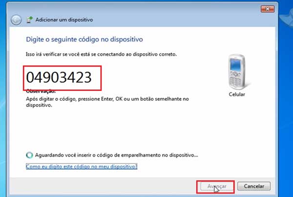 CODIGO DE SEGURANCA ADICIONAR UM DISPOSITIVO HARDWARE E SONS PAINEL DE CONTROLE WINDOWS 7