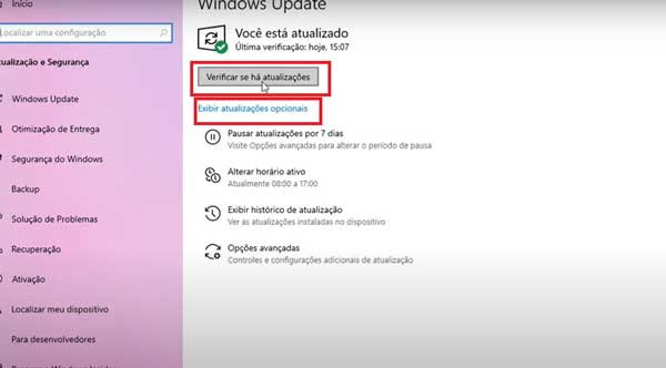 VEJA OS UPGRADES OPCIONAIS WINDOWS 10