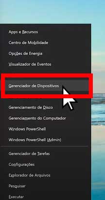 desinstale o reinstale dispositivo bluetooth gerenciador do dispositivos